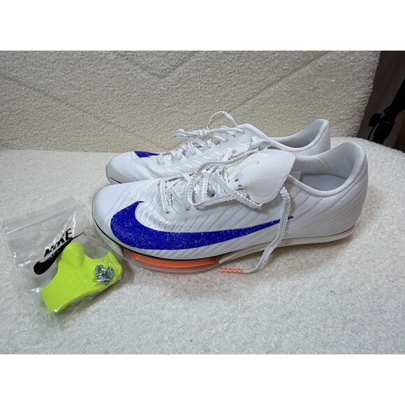 Nike Air Zoom Maxfly 2 Sprint Spikes Prototype FD8396-900 Men\'s Sz 6 White Blue main image 7